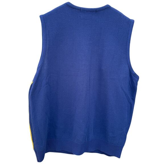 Indiana Pacers Vintage 90s striped Sweater Vest Game 7 brand Size Small baggy - Picture 2 of 6